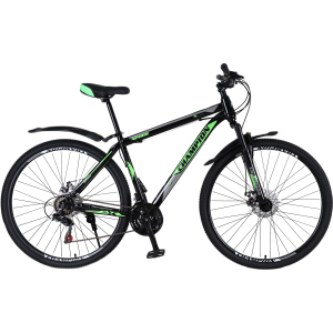 Велосипед Champion Spark 29" 19.5" Black-green-white (29ChWS21-003252) ТОП в Ужгороде