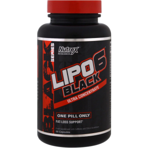 Жироспалювач NR Lipo-6 Black Ultra Concentrate 60 капсул (857268005090)