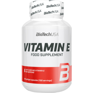 Витамины Biotech Vitamin E 200 100 капсул (5999076225965) ТОП в Ужгороде