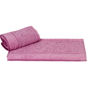 Махровое полотенце с жаккардовым бордюром Hobby Sultan 70x140 Pink (8693675947552) лучшая модель в Ужгороде