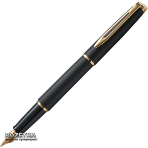 Ручка перьевая Waterman Hemisphere Matte Black FP Синяя Черный корпус (12 003) в Ужгороде