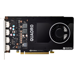 PNY PCI-Ex NVIDIA Quadro P2000 5GB GDDR5 (160bit) (4 x DisplayPort) (VCQP2000-PB) рейтинг