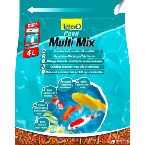 Корм Tetra Pond Multi Mix для прудовых рыб пищевая смесь 4 л (4004218170285) лучшая модель в Ужгороде