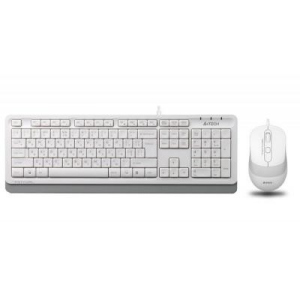 Комплект A4Tech F1010 White ТОП в Ужгороді