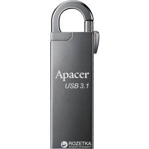 Apacer AH15A 128GB USB 3.1 Ashy (AP128GAH15AA-1) краща модель в Ужгороді