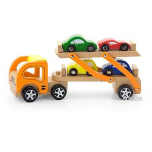 Игрушка Viga Toys "Автотрейлер" (50825) (6934510508258) лучшая модель в Ужгороде