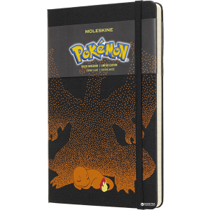 Записная книга Moleskine Pokemon 13 х 21 см 240 страниц в линейку Чармандер (8058341716847) в Ужгороде