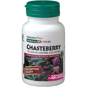 Натуральная добавка Natures Plus Herbal Actives Chasteberry Натуральная добавка Плодов Авраамового Дерева 150 мг 60 гелевых капсул (97467071445) надежный