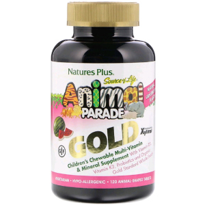 Вітаміни Natures Plus Animal Parade Gold мультивітаміни Кавун 120 жувальних таблеток (97467299382) краща модель в Ужгороді