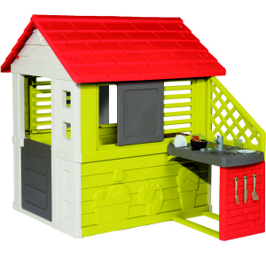Будиночок Smoby Toys Сонячний з літньою кухнею (810713) (3032168107137) ТОП в Ужгороді