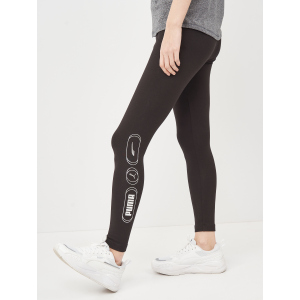 Спортивные леггинсы Puma Rebel High 7 8 Leggings 58583651 L Black-Untamed (4063697323773) лучшая модель в Ужгороде