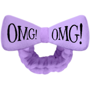 хороша модель Бант-Пов'язка Double Dare для фіксації волосся під час косметичних процедур Omg! Hair Band-Purple Лавандовий 1 шт (812772011296)
