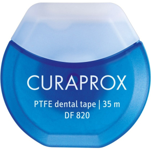 Зубна нитка Curaprox тефлонова з хлоргексидином 35 м (7612412820003/7612412428285) ТОП в Ужгороді