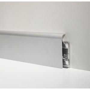 Алюмінієвий плінтус Profilpas Metal line 97 висота 70 мм анодоване срібло (Metal Line 97/7)
