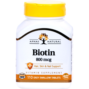 Биотин Apnas Natural 21th Century 800 мкг 110 таблеток (74098522881)