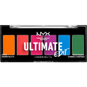 Тени для век NYX Professional Makeup Ultimate Edit Pet Shdw Pal 02 Bright 6 Х 1.2 г (800897182588) лучшая модель в Ужгороде