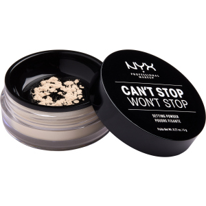 Финишная пудра NYX Professional Makeup Can`t Stop Won`t Stop Setting Powder 01 Light 6 г (800897183691) надежный