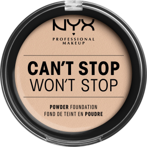 хороша модель Пудра NYX Professional Makeup Can`t Stop Won`t Stop Full Coverage Powder Foundation 02 Alabaster 10.7 г (800897182816)