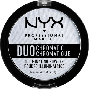 купить Хайлайтер NYX Professional Makeup Duo Chromatic Illuminating Powder 01 Twilight Ti 7.2 г (800897085421)