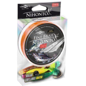 Шнур Mikado Nihonto Fine Braid 150 м 0.25 мм 20.90 кг Orange (Z19O-025) краща модель в Ужгороді