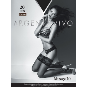 Панчохи Argentovivo Mirage 20 Den 3/4 р Caramello (8051403068434) краща модель в Ужгороді