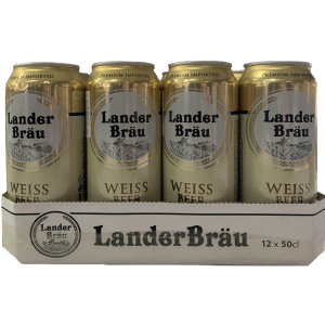 Упаковка пива Landerbrau Weissbier светлое нефильтрованное 4.7% 0.5 л х 12 шт (8714800032551) надежный