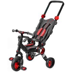 Триколісний велосипед Galileo Strollcycle Black Червоний (GB-1002-R) в Ужгороді